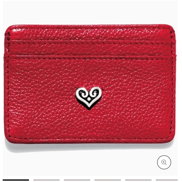 Brighton Handbags - BRIGHTON B Wishes Card Case Holder Leather Lipstick Make Every Moment Count